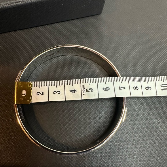 Collectible Coach Poppy Black and Silver bangle - Picture 3 of 3
